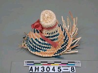 藏品(草編童玩帽)的圖片